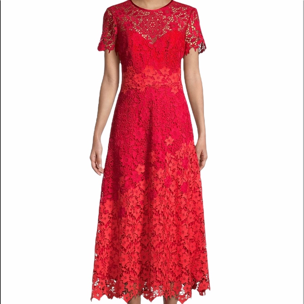 Theia Lace Dress